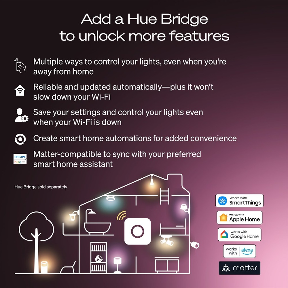 Chytrá žárovka Philips Hue Bluetooth, E27, 810 lm, White Ambiance (4 ks) PHI929003854808_05