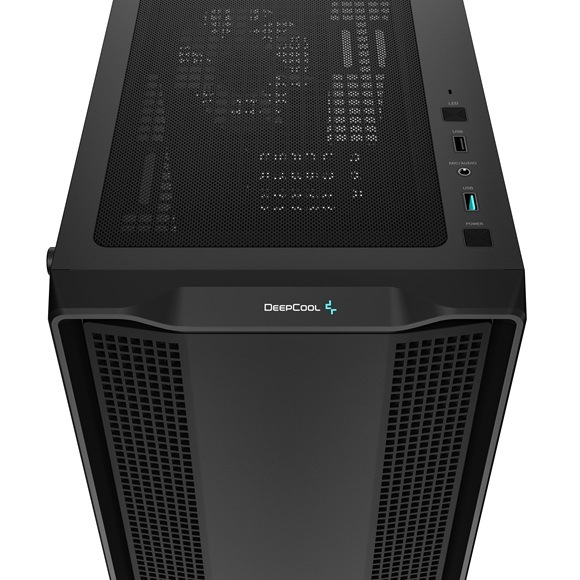 Detail obrázku horní části PC skříně.