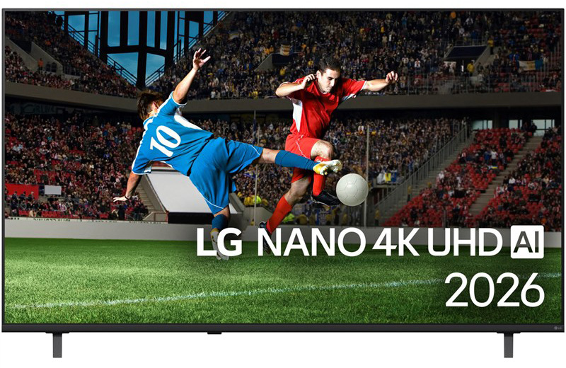 Nano televize LG 65NU8E0B, černá barva