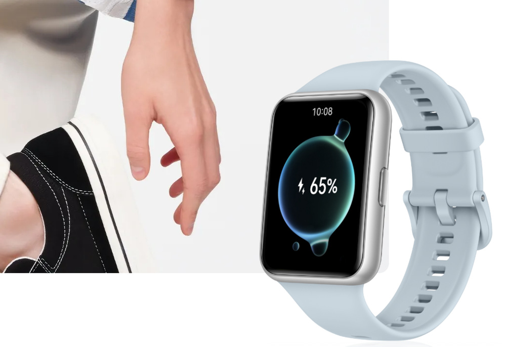 Chytré hodinky Huawei Watch Fit 2 Elegant stříbrné Chytré hodinky Huawei Watch Fit 2 Elegant stříbrné