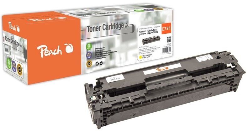 Toner Peach Canon CRG-731, 1800 stran - žlutý