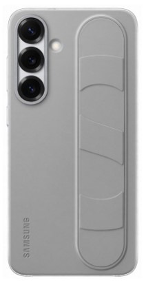 Kryt na mobil Samsung Standing Grip s poutkem na Galaxy S25+ šedý