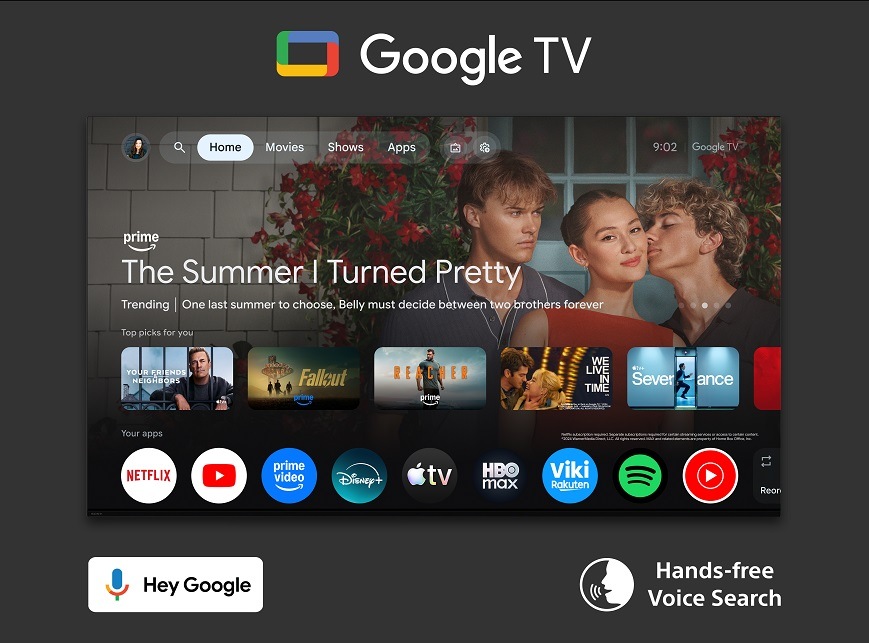Televize Sony Bravia 7 MII Google aplikace