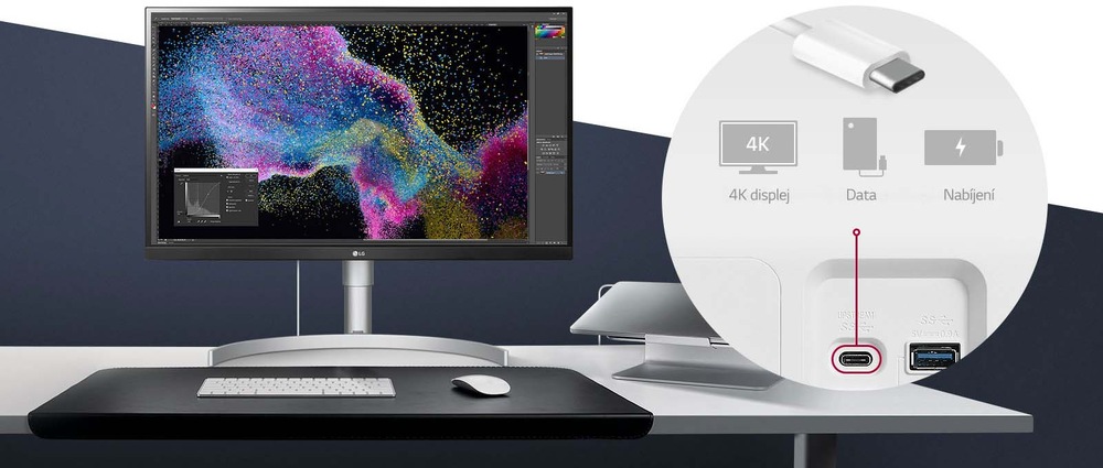 Monitor LG 27UL850 bílé Monitor LG 27UL850 bílé