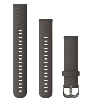 Řemínek Garmin Quick Release (18 mm), silikonový grafitový Garmin šedá
