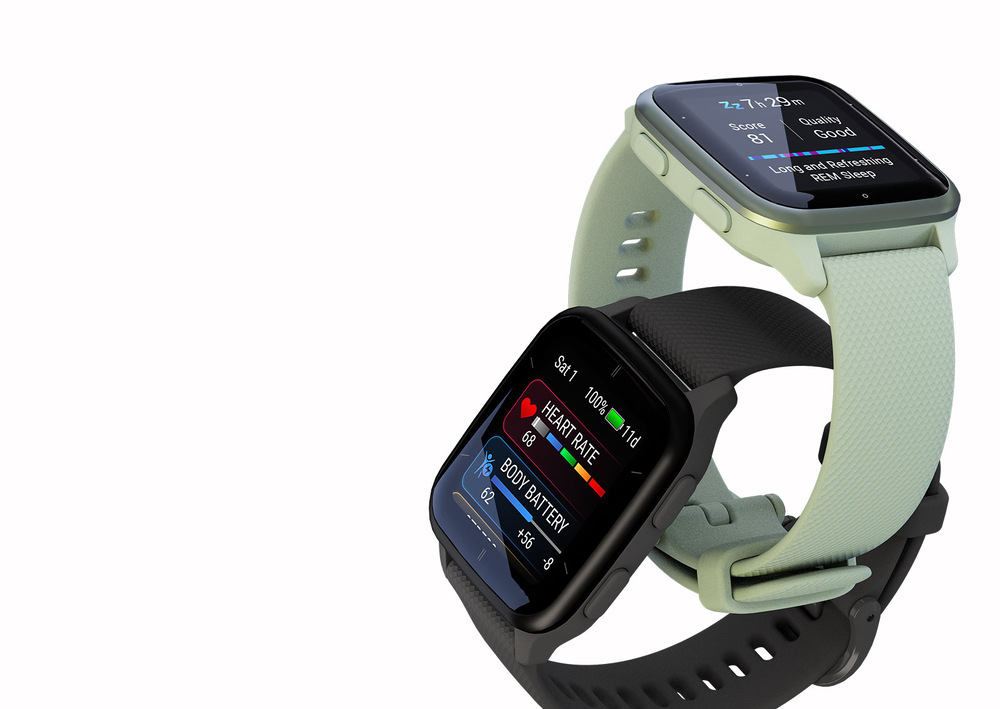 Chytré hodinky Garmin Venu Sq 2 - Slate / Shadow Gray Silicone Band Garmin Venu Sq 2