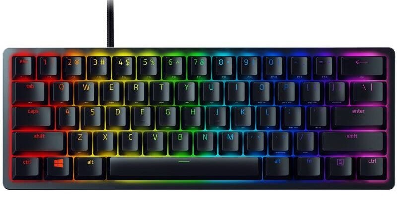 Klávesnice Razer Huntsman Mini (Purple Switch) - US Layout černá