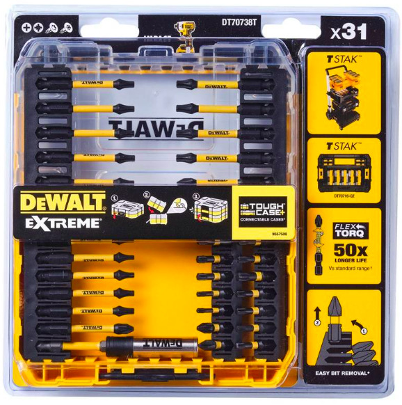 Sada bitů Dewalt DT70738T-QZ 31 dílů