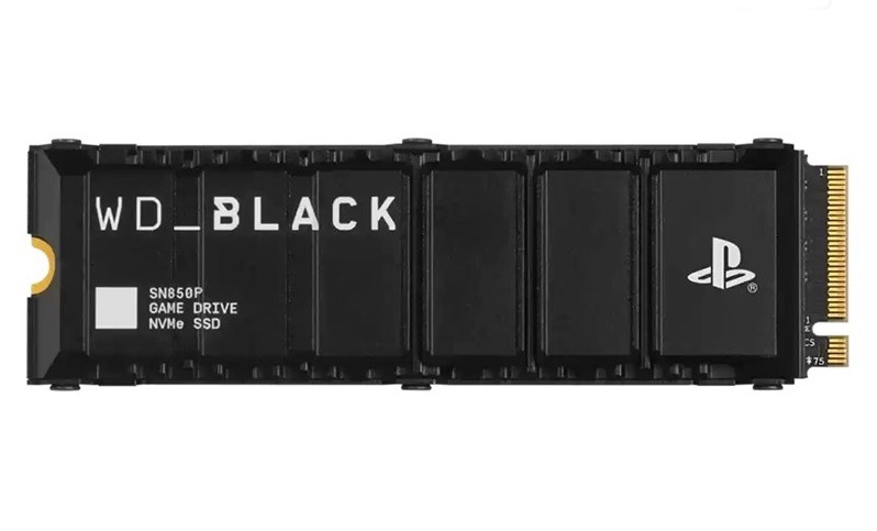SSD SANDISK WD_Black SN850P 8TB - PS5, PCIe Gen4 Heatsink powered by SANDISK