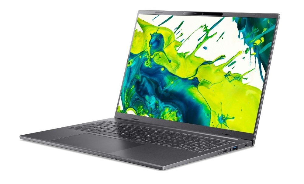 Notebook Acer Aspire 16 AI (A16-11M-X18U) šedý Notebook Acer Aspire 16 AI (A16-11M-X18U) šedý