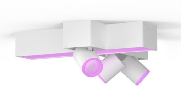 Bodové svítidlo Philips Hue Centris White and Color Ambiance 3 Spot bílé