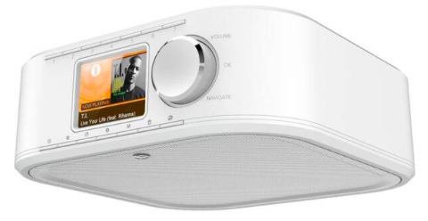 Internetový radiopřijímač s DAB+ Hama DIR355BT bílý
