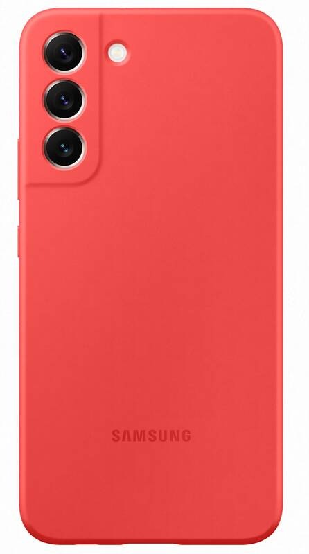 Kryt na mobil Samsung Silicone Cover na Galaxy S22+ - coral