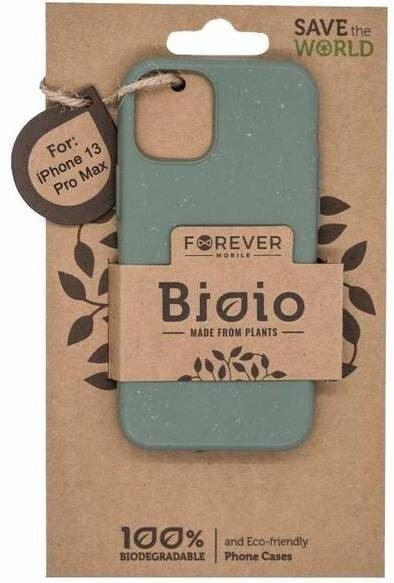Kryt na mobil Forever Bioio na Apple iPhone 13 Pro Max zelený