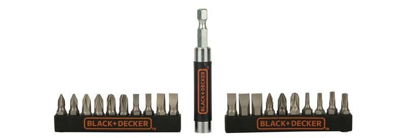 Sada bitů Black-Decker A7074 (21 ks) černé