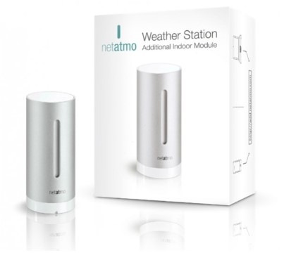 Čidlo pro meteostanice Netatmo Additional Smart Indoor Module stříbrné
