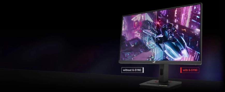 Herní monitor Asus ROG Strix XG27ACMS černý Užijte si hraní bez trhání obrazu díky kompatibilitě s G-SYNC a FreeSync.