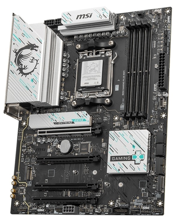 Základní deska MSI B850 GAMING PLUS WIFI AMD AM5, ATX, černá barva