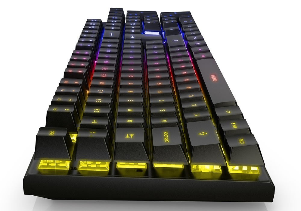 Klávesnice Niceboy Oryx K310 černá Podsvícená klávesnice Niceboy Oryx K310