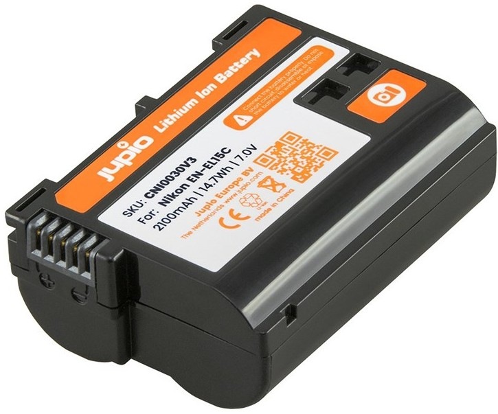 Baterie Jupio EN-EL15C s kapacitou 2 100 mAh 