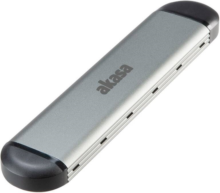 Externí rámeček akasa M.2 SATANVMe SSD to USB 3.1 Gen 2, 10Gbs (AK-ENU3M2-04)