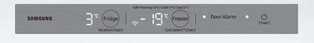 Samsung BRB70F30BES0EO ovládací panel