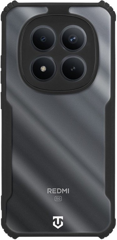 Kryt na mobil Tactical Quantum Stealth na Xiaomi Redmi Note 15 Pro v černém designu