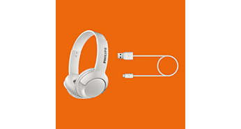 Sluchátka Philips SHB3075WT bílá