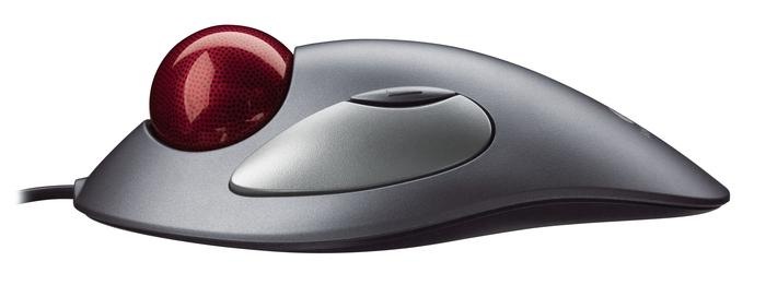Myš Logitech TrackMan Marble stříbrná