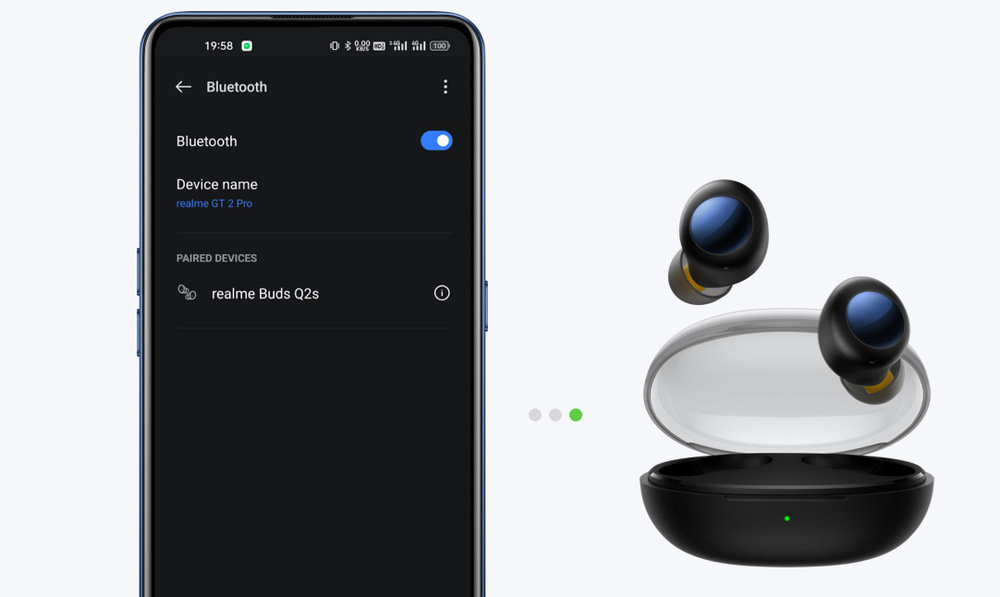 Sluchátka realme Buds Q2s zelená Sluchátka realme Buds Q2s zelená