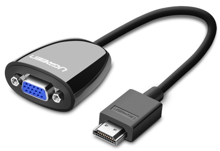 Redukce UGREEN HDMI/VGA černá