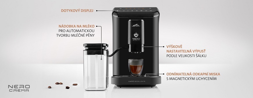 Automatický kávovar ETA Nero Crema 8180 90000,