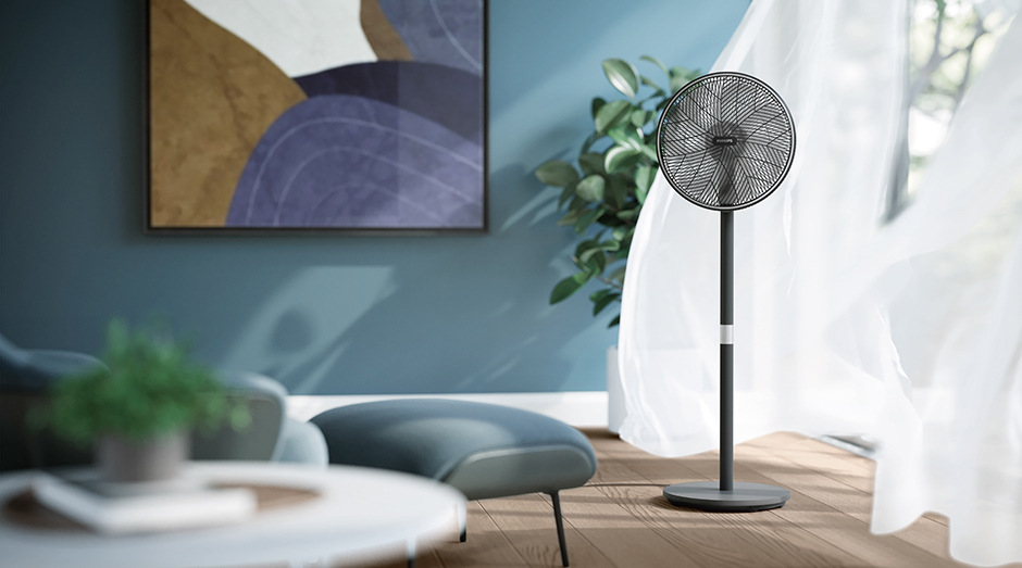 Ventilátor stojanový Philips Series 3000 CX3550/01 černý Ventilátor stojanový Philips CX3550/01 Series 3000