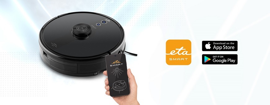 Robotický vysavač ETA Master 2 5229 90010 černý Robotický vysavač ETA Master 2 5229 90000, aplikace