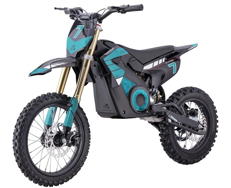 Elektrická motorka LAMAX eJumper DB70 černá/tyrkysová