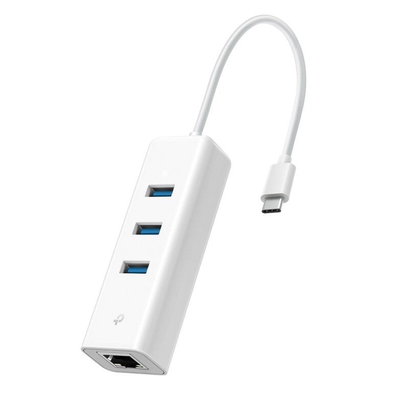 Síťová karta TP-Link UE330C, USB-C/RJ45 + 3x USB 3.0