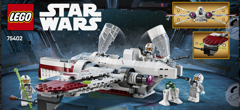 Stavebnice LEGO® Star Wars™ 75402 ARC-170 Starfighter™ Děti mohou se stíhačkou vyrážet na vesmírné mise a postupně rozšiřovat vlastní flotilu o další modely.