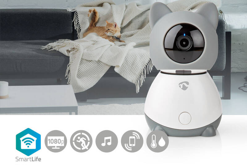 IP kamera Nedis SmartLife WIFICI30CGY šedá/bílá IP kamera Nedis SmartLife WIFICI30CGY šedá/bílá
