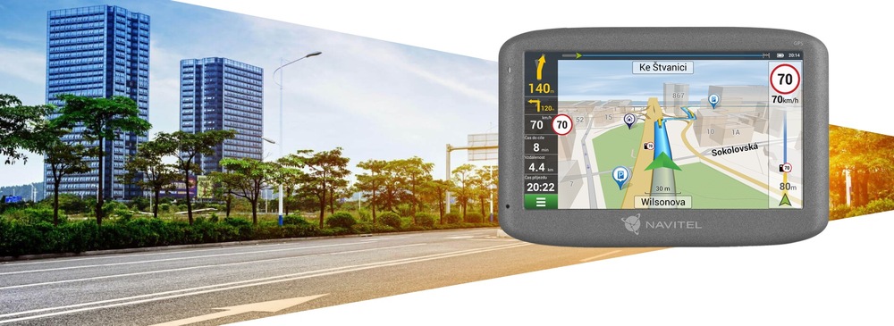 Navigační systém GPS NAVITEL E501 Lifetime šedá Navitel E501