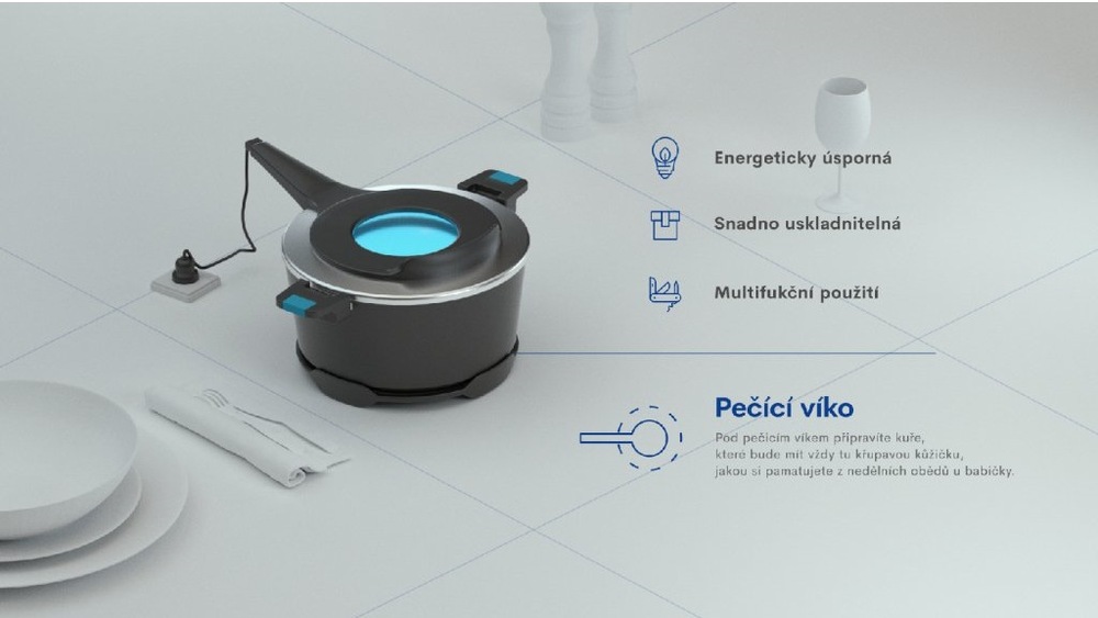 Elektrický pečicí hrnec Remoska Tria T41/42 Black Elektrický pečící hrnec Remoska T41/42 Tria Black, pečení