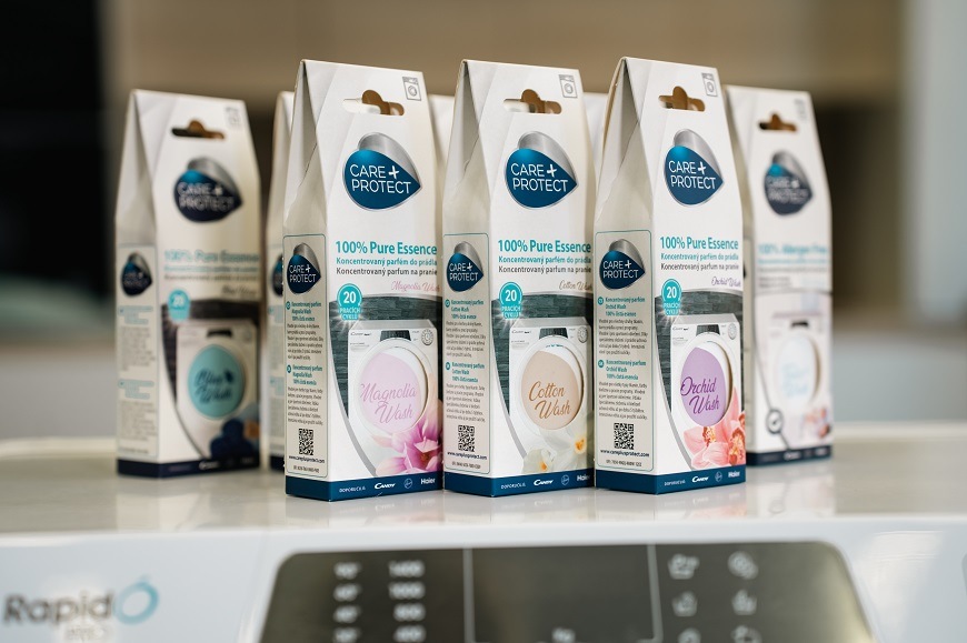 Koncentrovaný parfém do pračky Care+Protect COTTON WASH 100 ml Koncentrovaný parfém do pračky Care+Protect COTTON WASH 100 ml