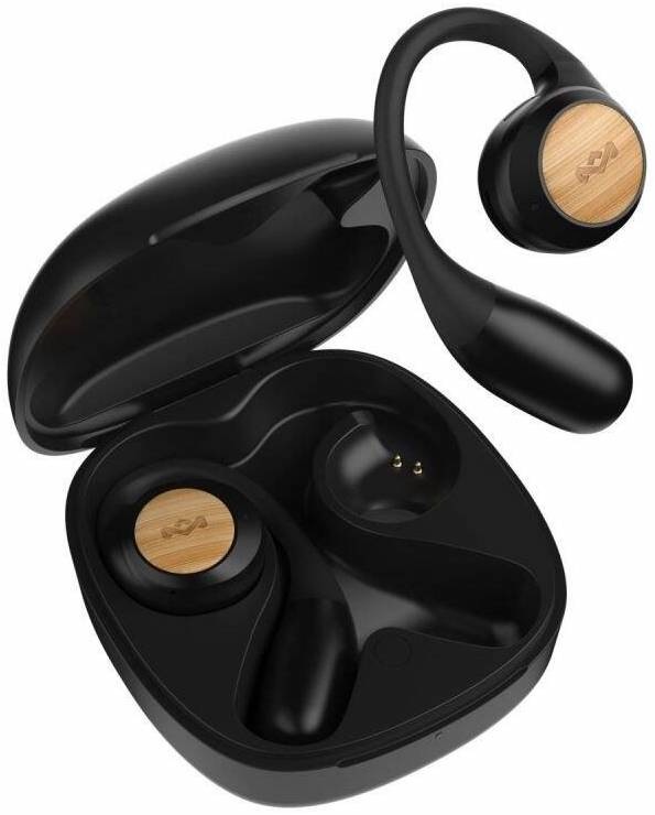 Sluchátka Marley Liberate Open Ear černá/dřevo