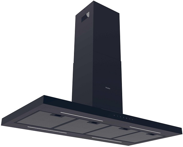Odsavač par Haier HATSI120BCS6BVOC černý odsavač par Haier HATSI120BCS6BVOC ID FEEL mírně zboku
