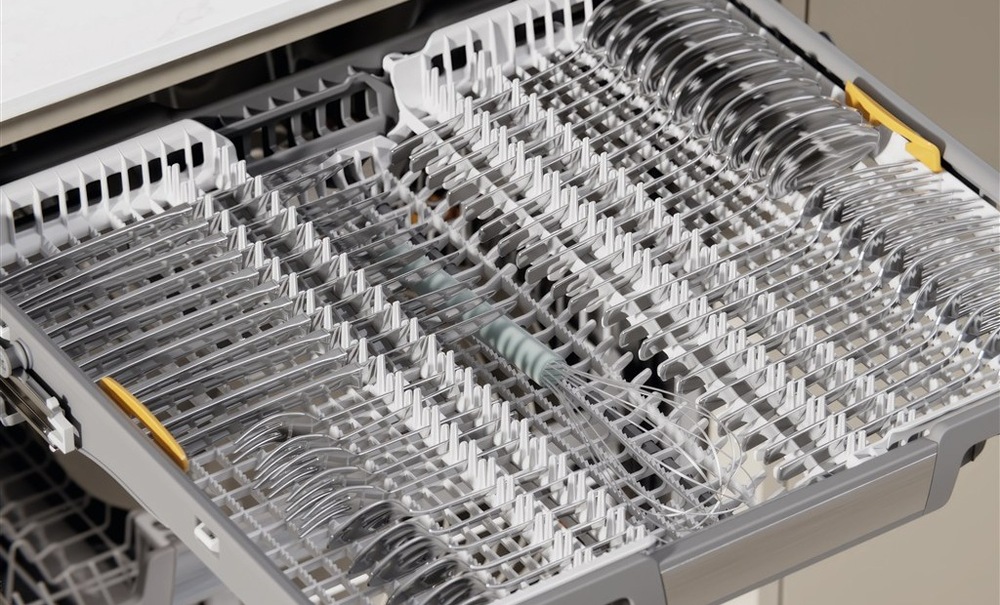 Detail příborové zásuvky 3D-MultiFlex vestavné myčky Miele