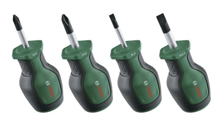 Sada šroubováků Bosch z kvalitní oceli S2, ergonomické rukojeti
