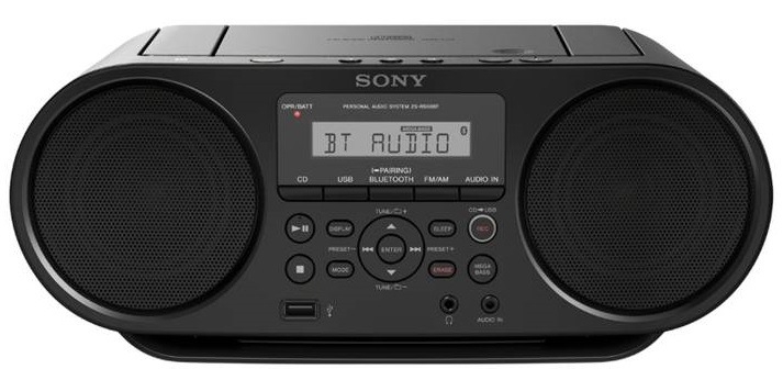 Radiomagnetofon s CD Sony ZS-RS60BT černý