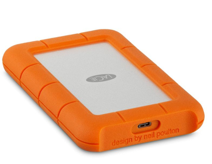 Externí pevný disk 2,5" Lacie Rugged 5TB, USB-C oranžový Externí pevný disk 2,5" Lacie Rugged 5TB, USB-C oranžový