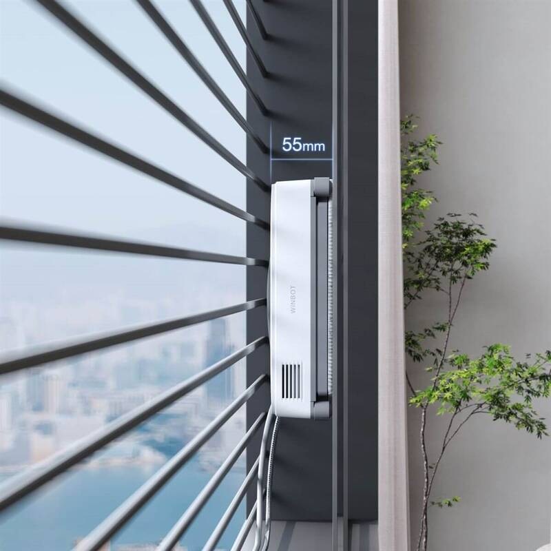 Robotický čistič oken Ecovacs WINBOT MINI GREY šedý