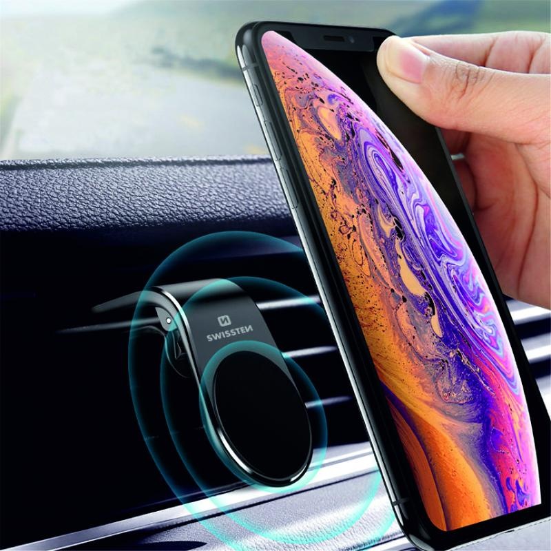 Držák na mobil Swissten S-Grip Easy Mount, do ventilace černý