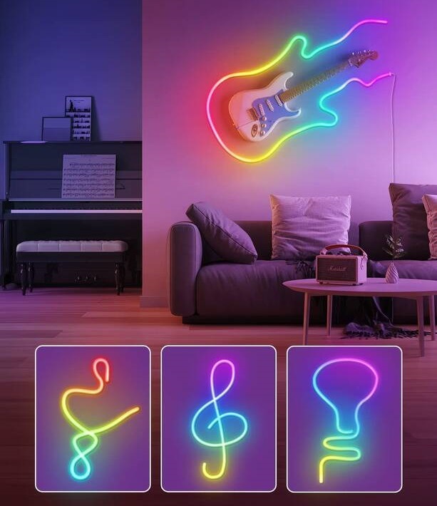 LED pásek Govee Neon SMART, 3m, RGBIC LED pásek Govee Neon SMART, 3m, RGBIC